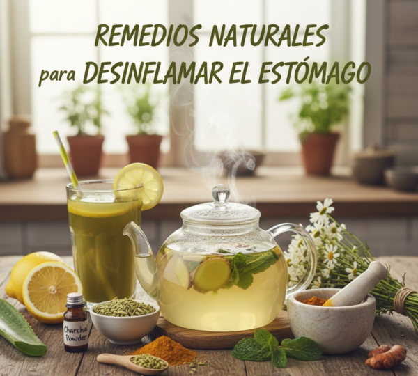 Remedios naturales para desinflamar el estómago
